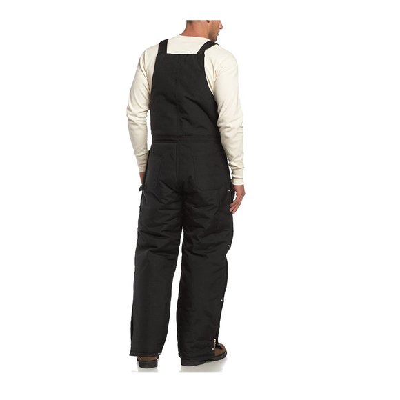 NWT Carhartt Men Yukon Arctic Quilt Lined Zip 2 Waist Bib Black 50x30 $350 HH191 - Picture 2 of 3